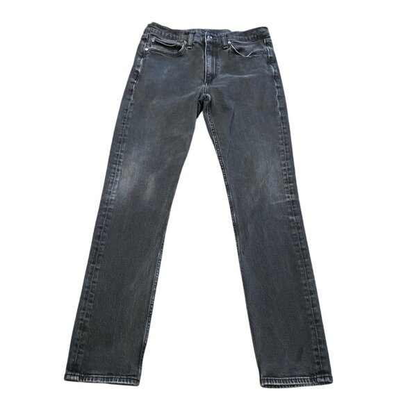 rag & bone Other - Rag & Bone Men's 32x32 (31x31 actual) Fit 2 Slim Jean Faded Black Skinny Stretch